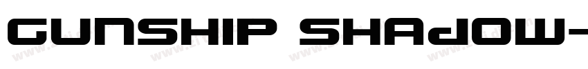 Gunship Shadow字体转换